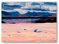 title: ASHAIG BEACH, SKYE. size: 41x102cm. £3900