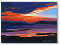 Title: SUNSET,BROADFORD BAY